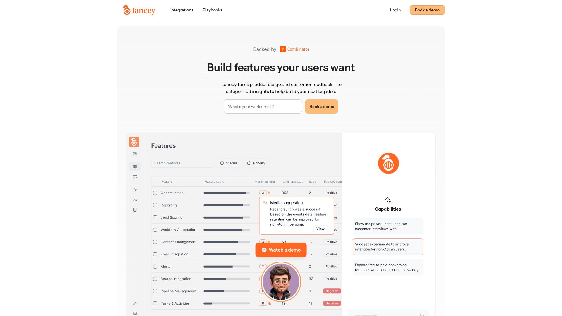 Lancey | AI Copilot for Product Teams image
