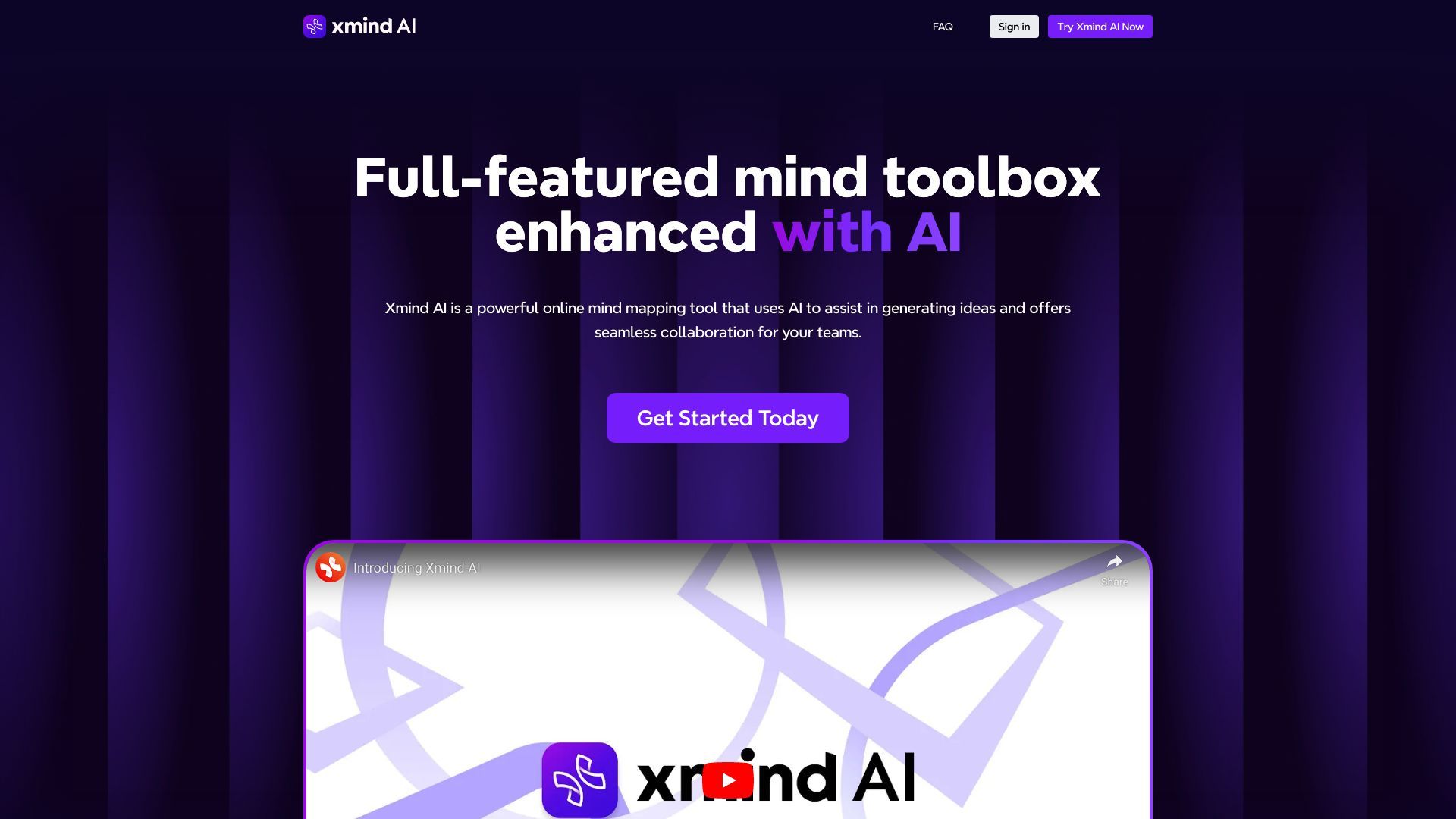 Xmind AI: The Collaborative Mind Mapping Tool image