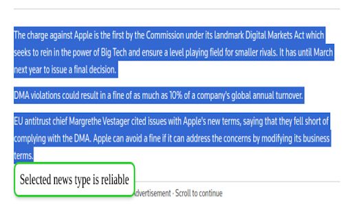 News Type Predictor image
