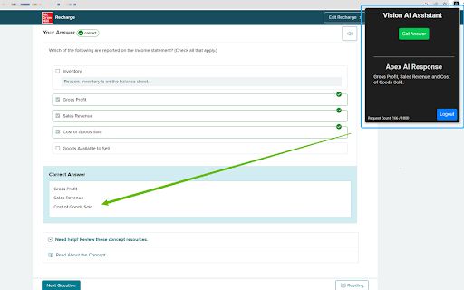 Homework & Test Answering AI Extension image