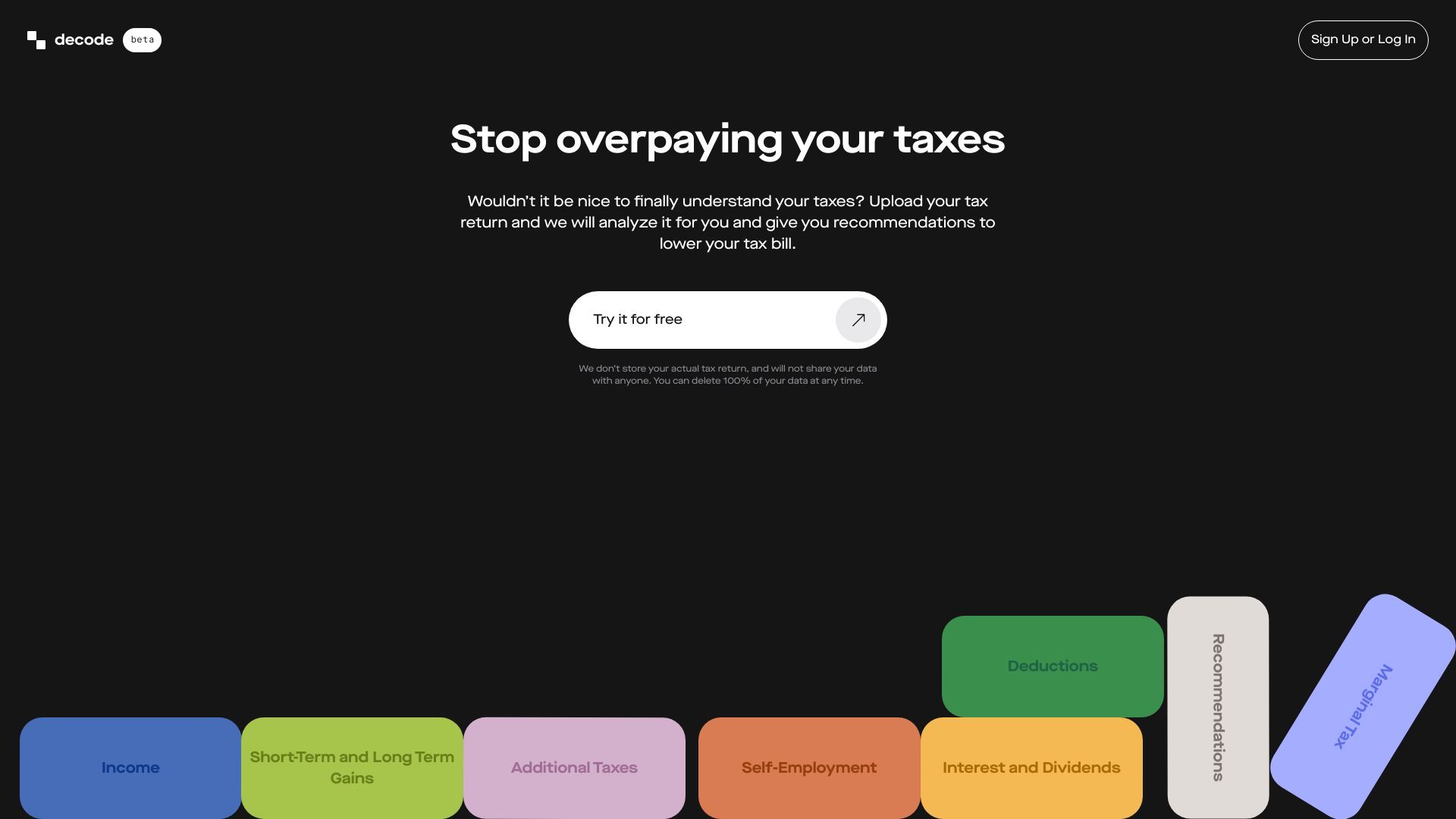 Decode.tax image