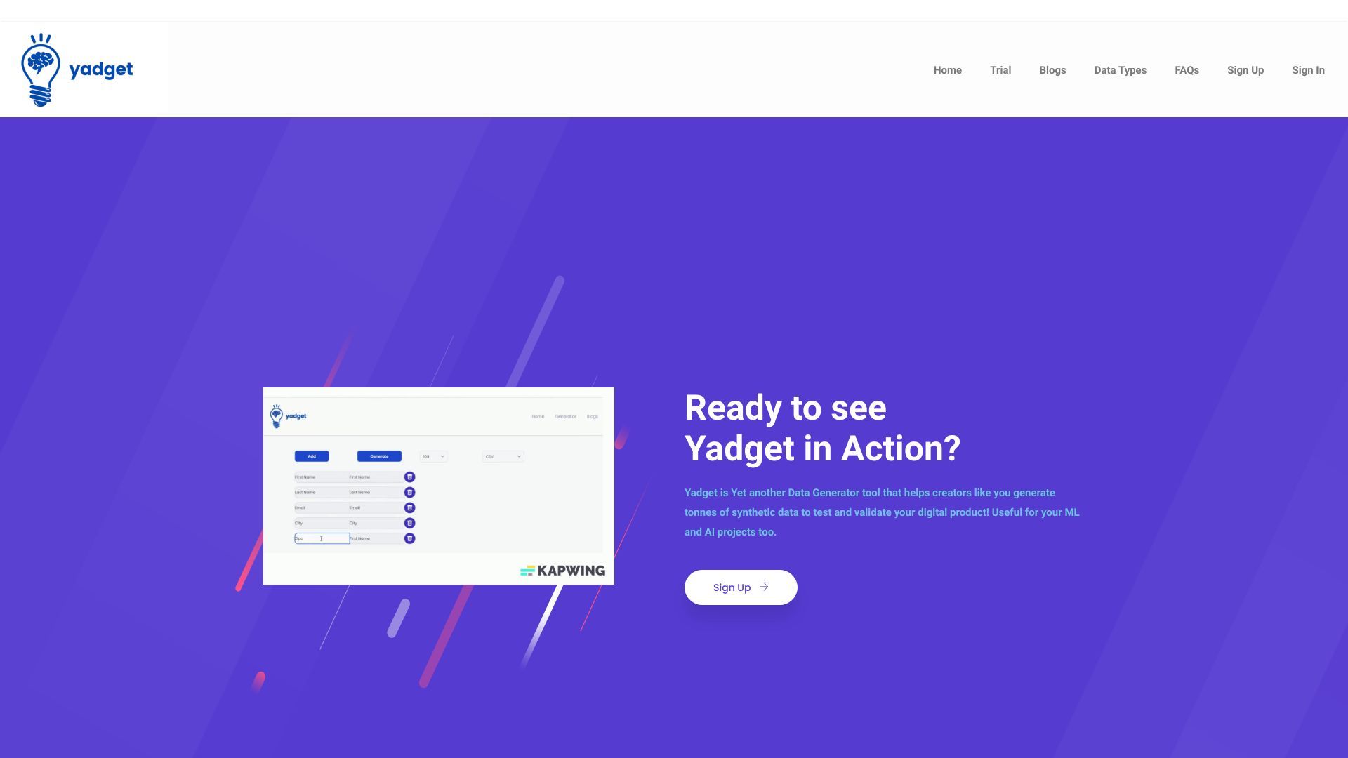 Yadget image