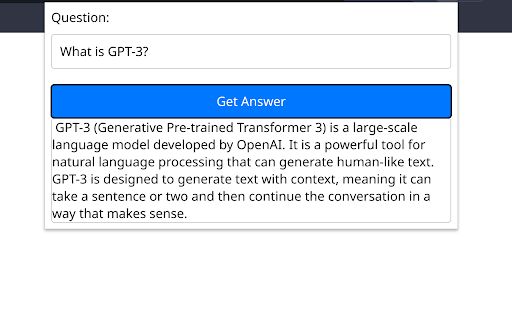 GPT-3 Q&A image