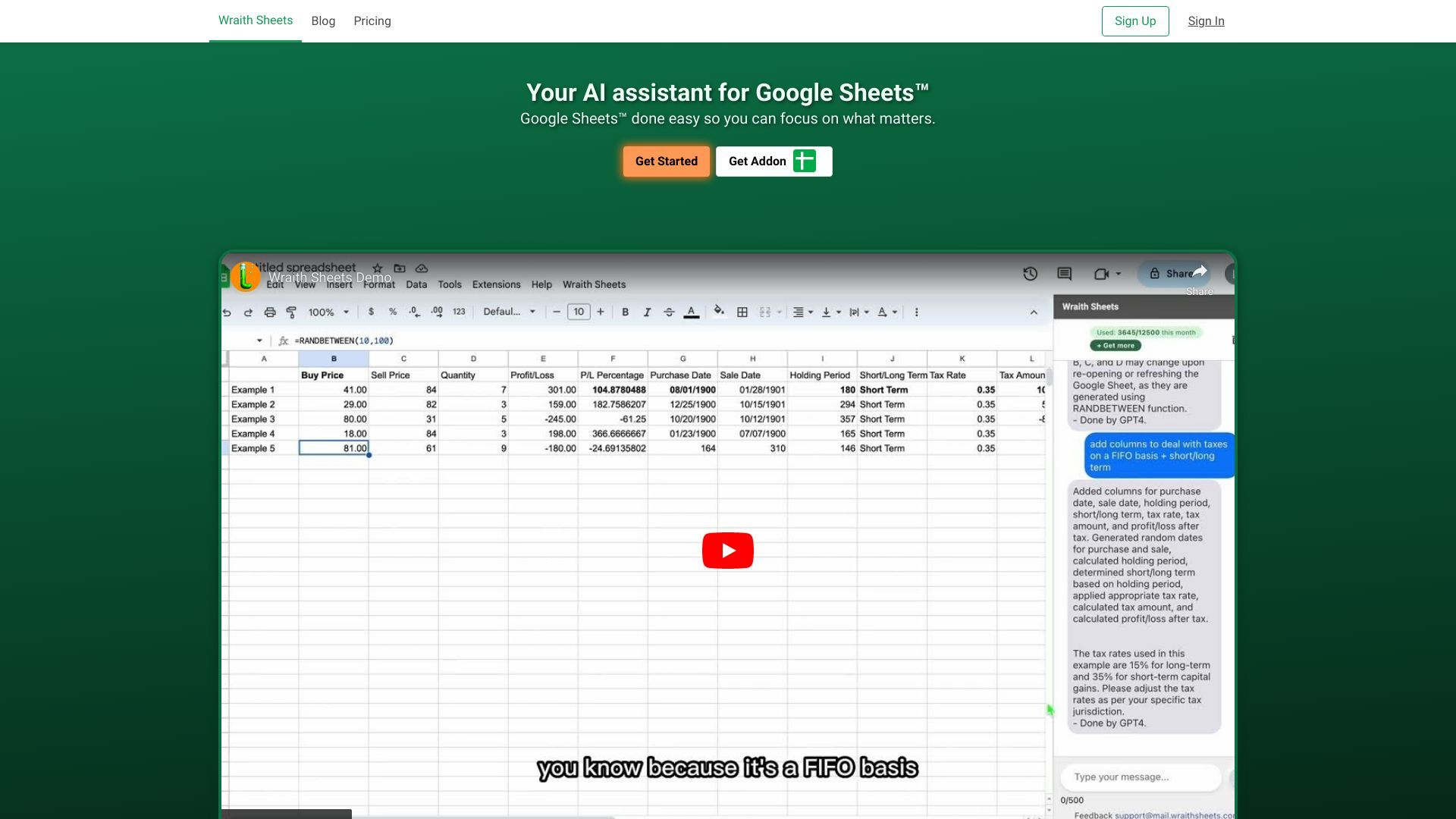 Smart Sheets Chatbot image