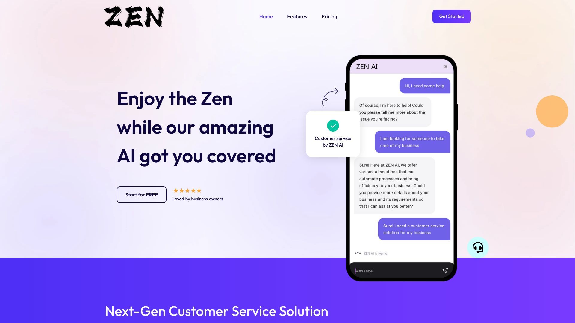 ZEN AI | Customer Service AI For Everyone image