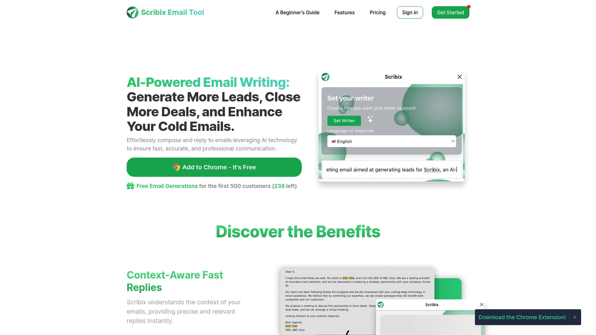 Scribix - Email Copywriting Assistant image
