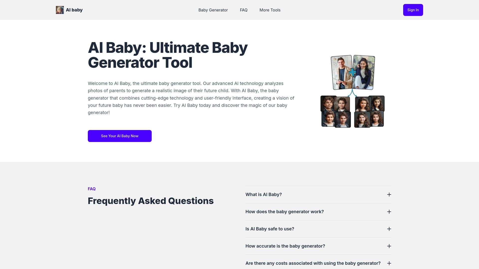 AI Baby image