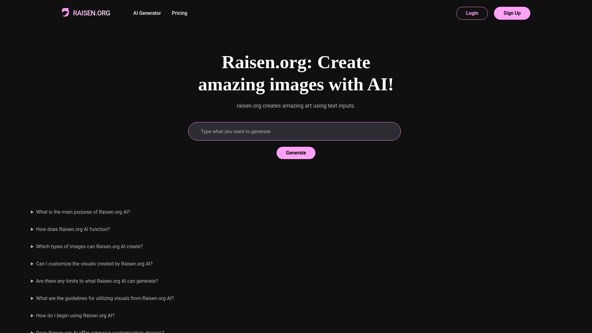 Raisen.org image