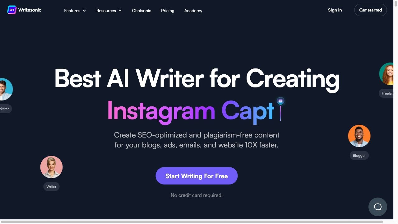 Writesonic - Best AI Writer, Copywriting & Paraphrasing Tool image