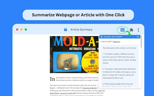 ChatGPT Article Summary Generator image