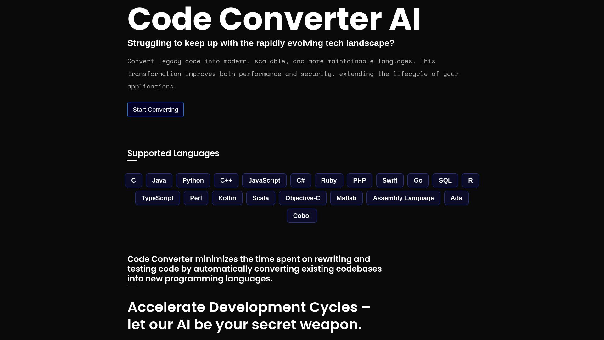 Code Converter AI image