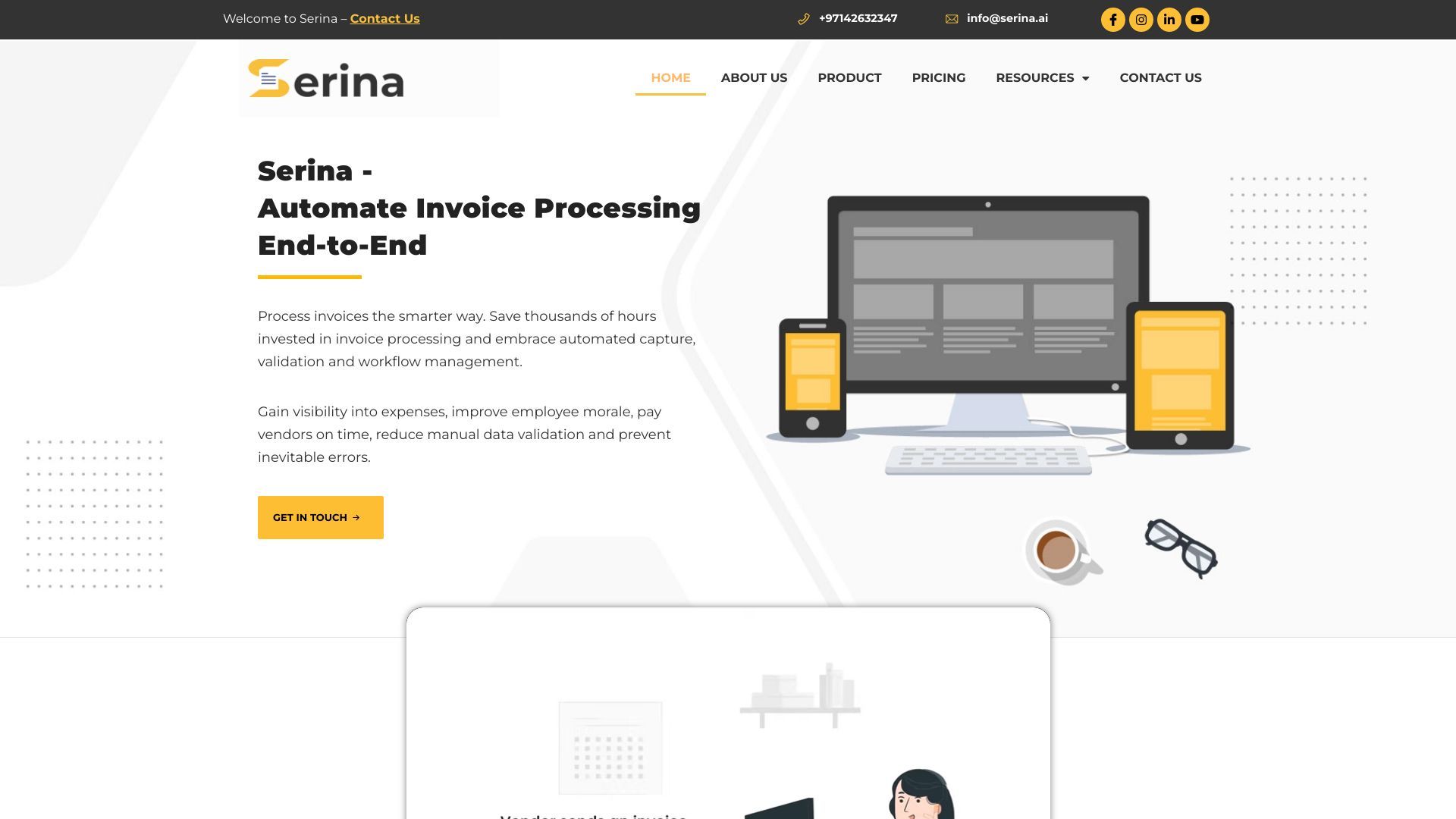 Serina - Automate Invoice Processing image