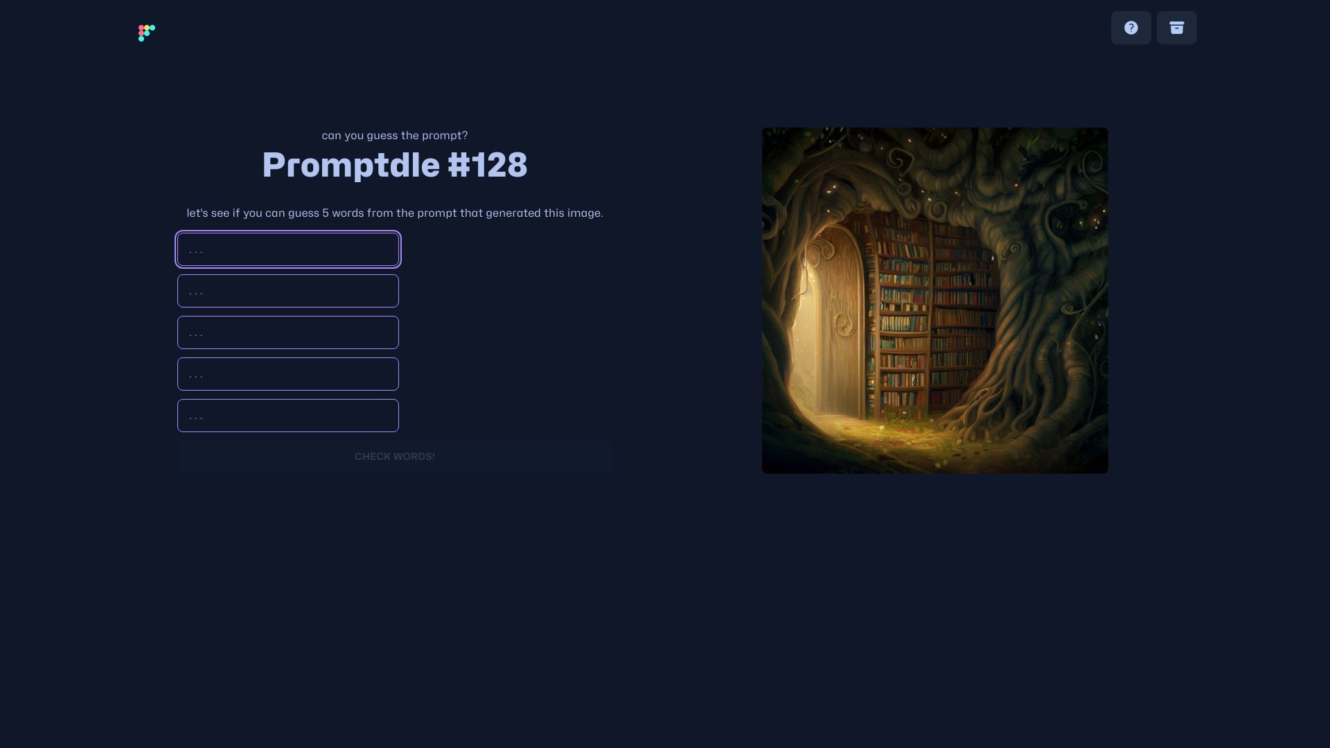Promptdle image