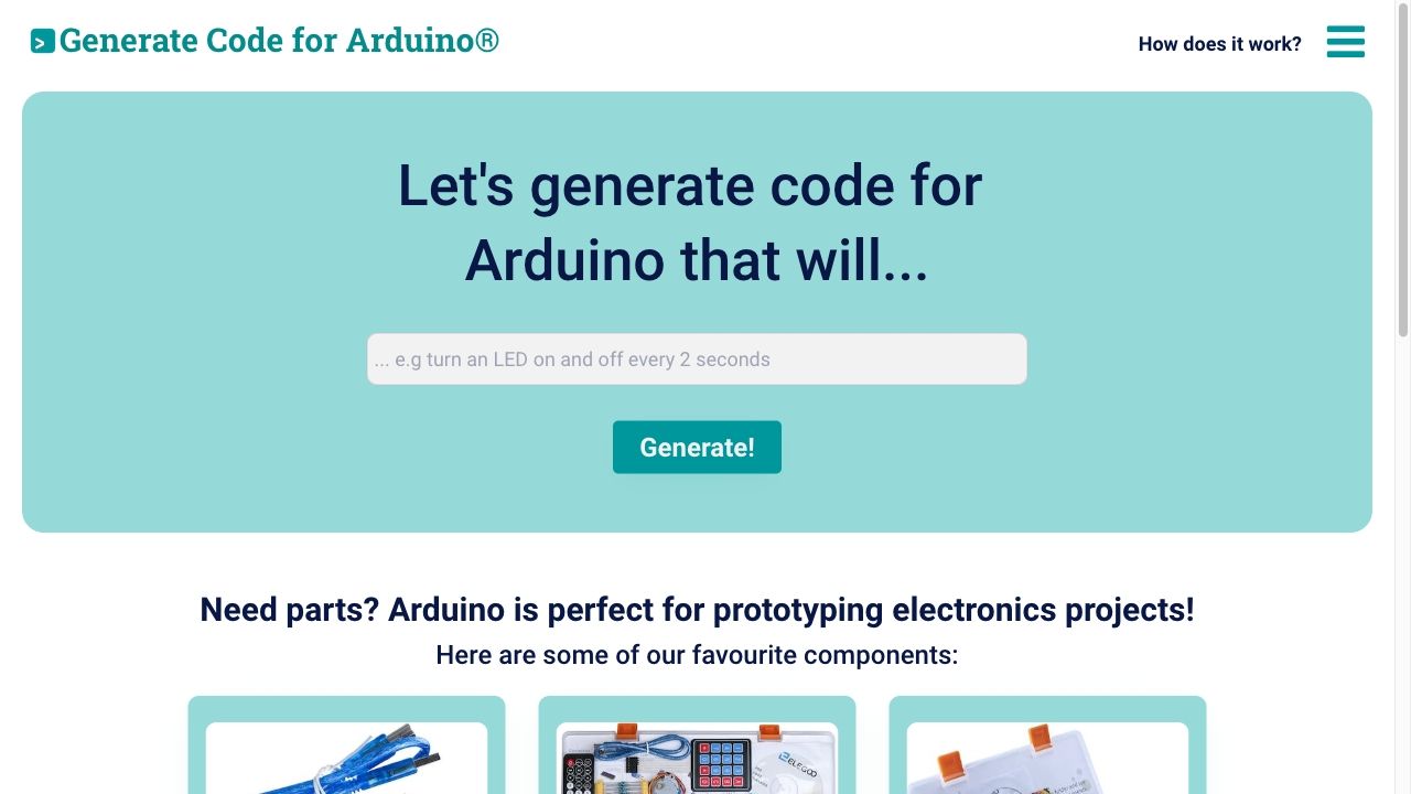 Code Generator for Arduino image