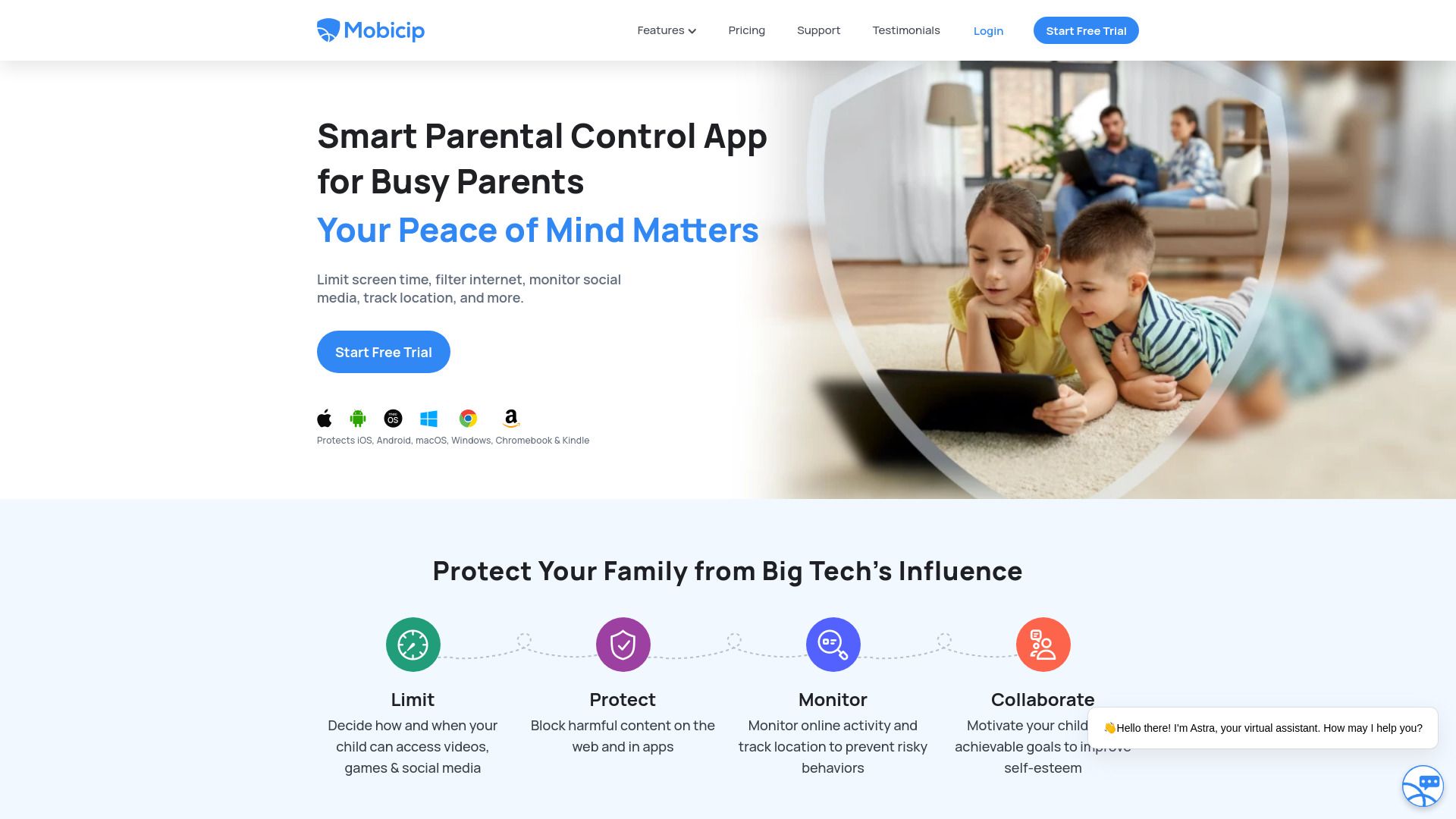 Mobicip Parental Control App image