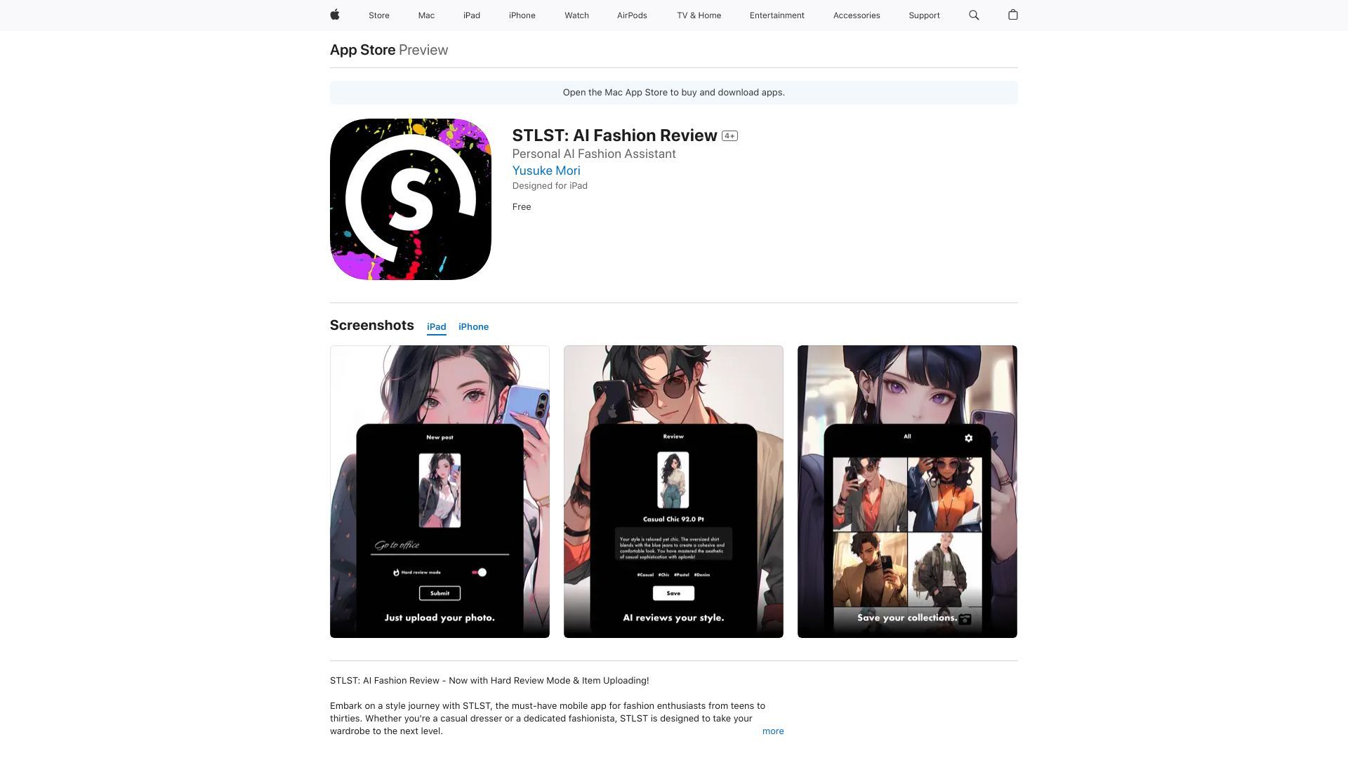 STLST: AI Fashion Review image