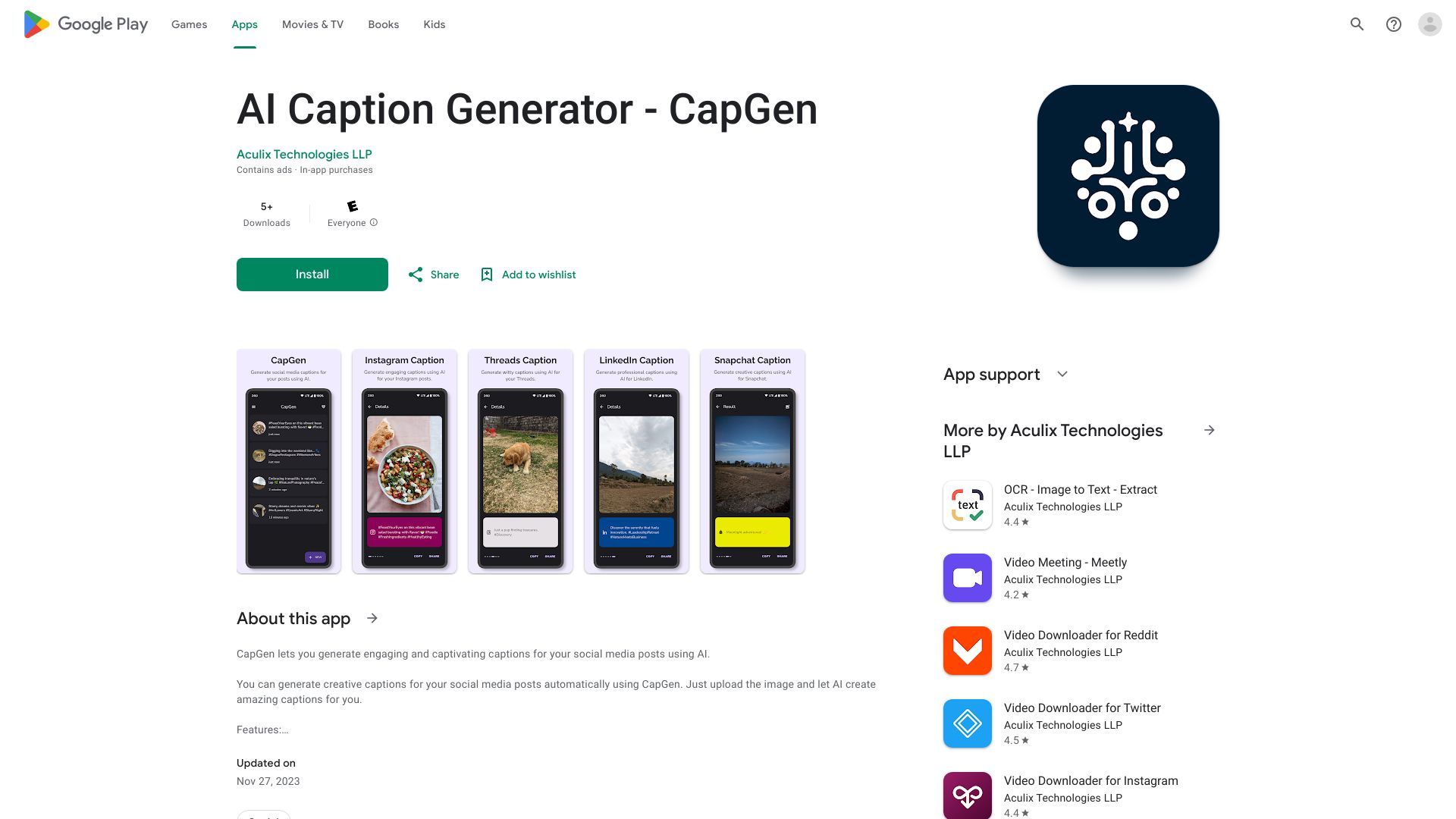 CapGen image
