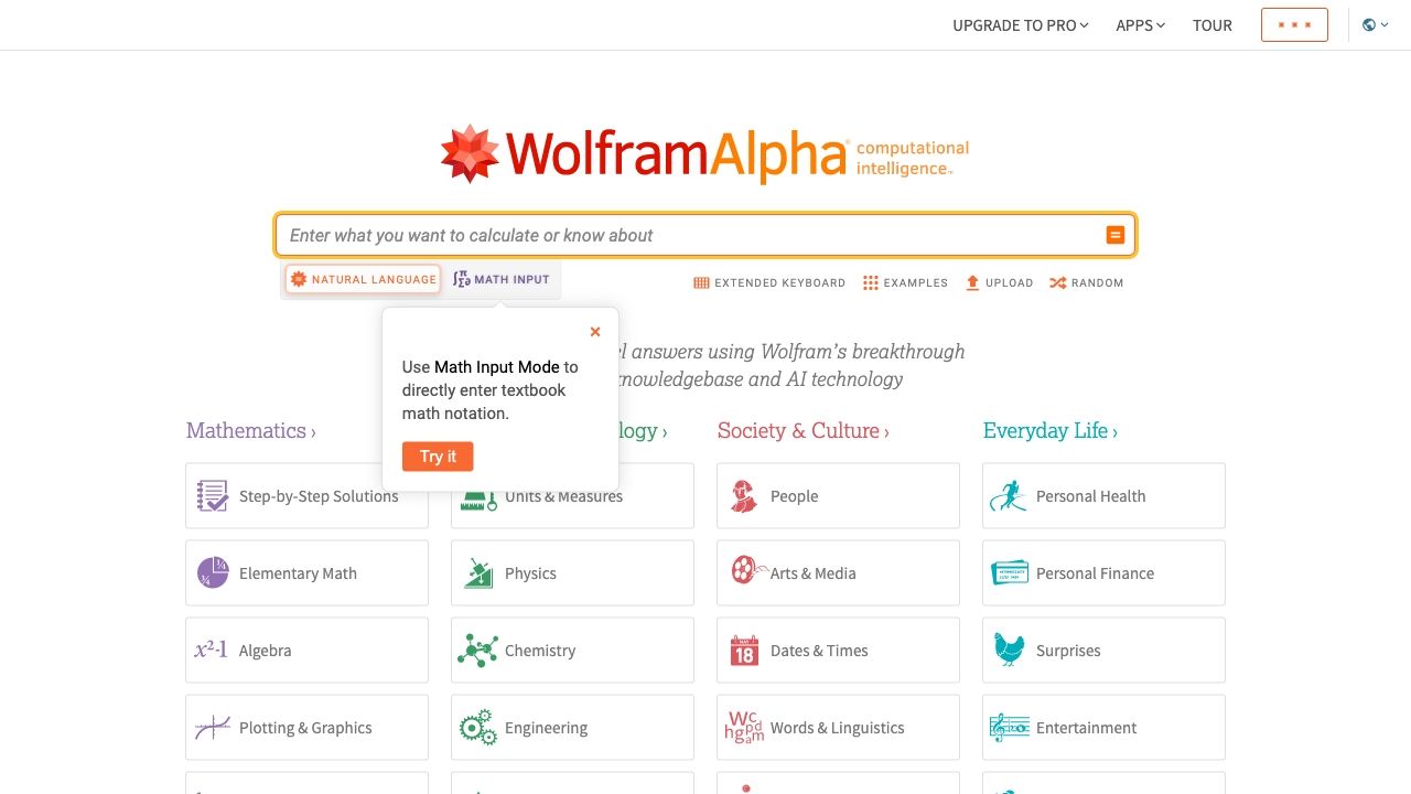 Wolfram|Alpha image