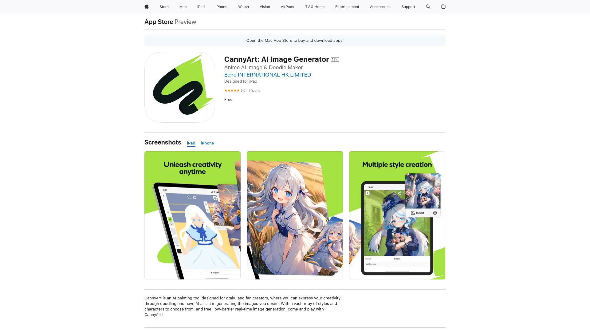 CannyArt: AI Image Generator image