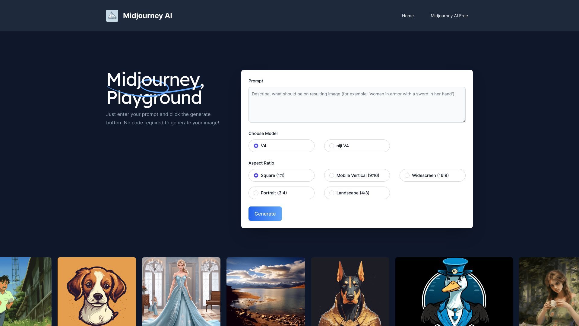 Midjourney AI image