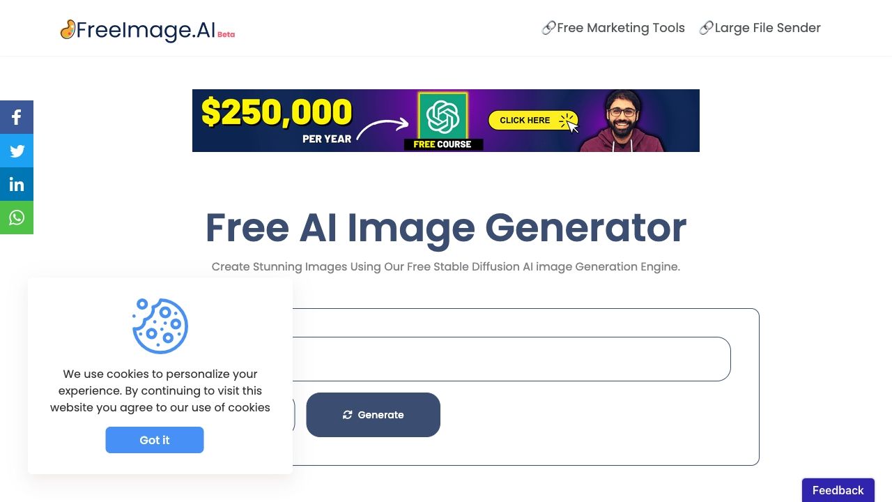 FreeAIKit - Image Generator image