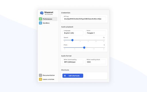 Text-to-Speech Extension image