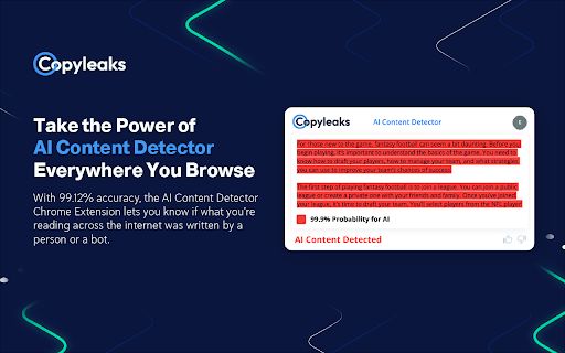 Copyleaks AI Content Detector image