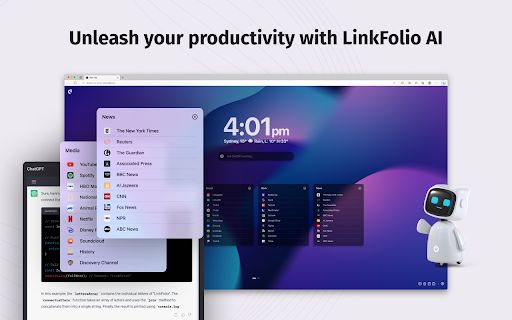 LinkFolio AI image