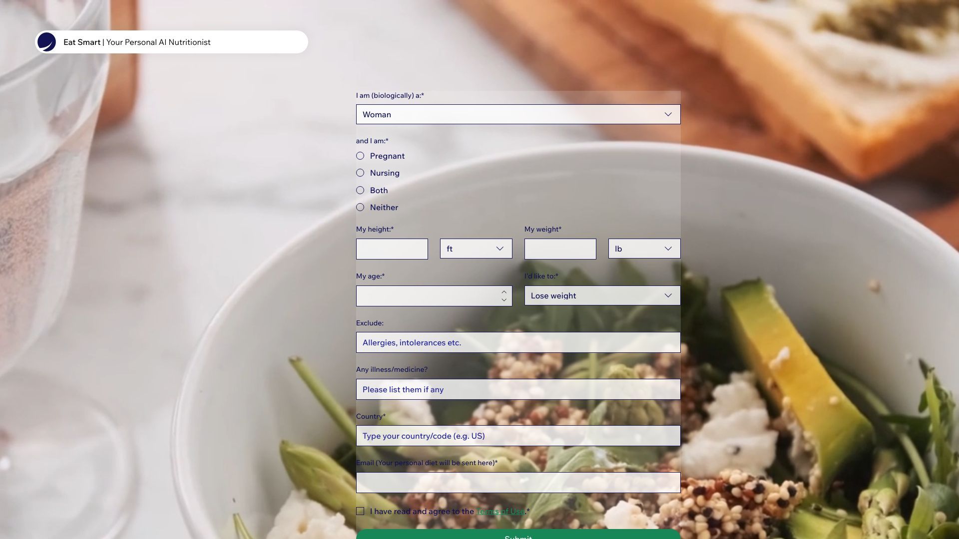 Nutrition AI image