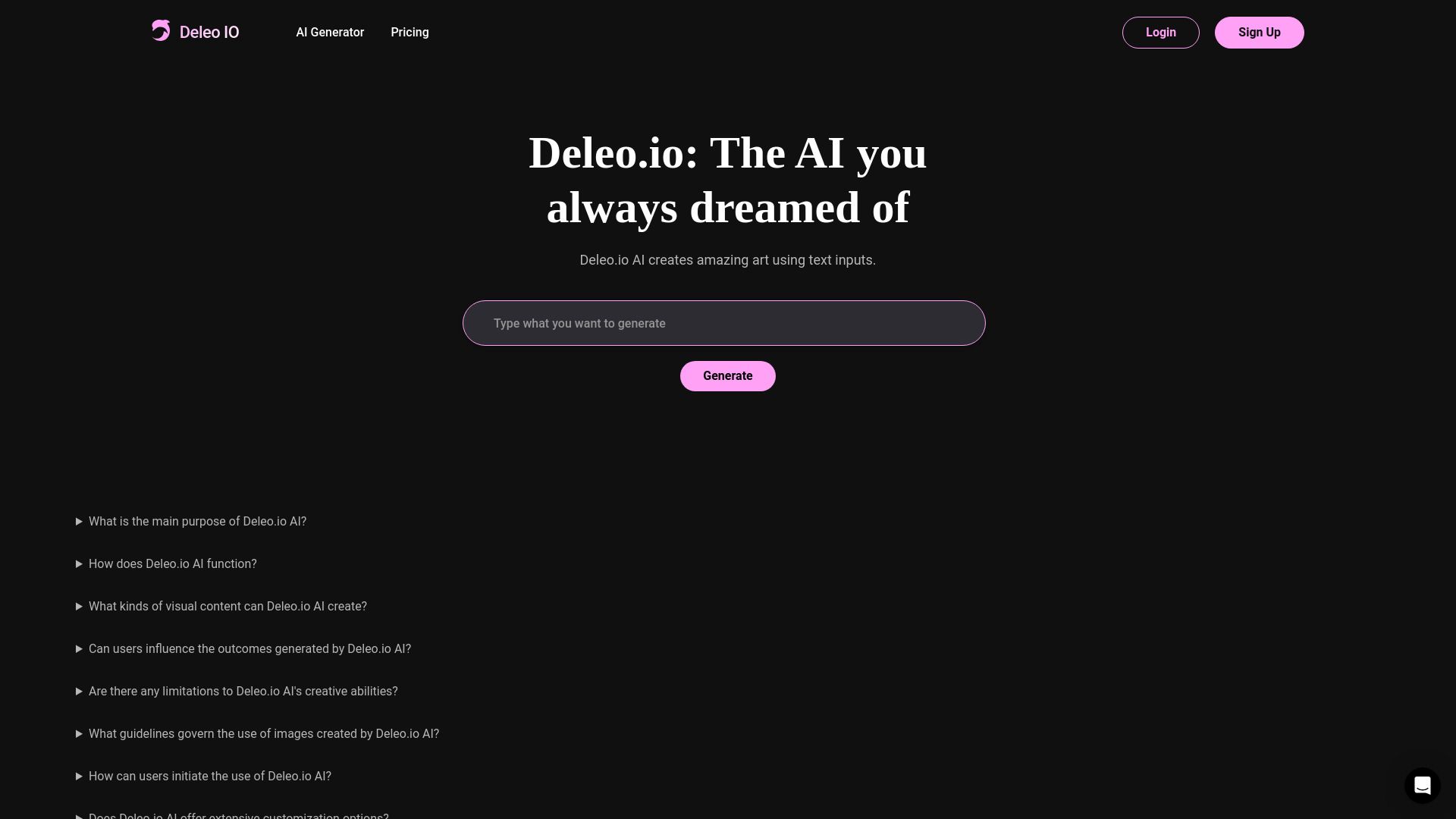 Deleo IO image