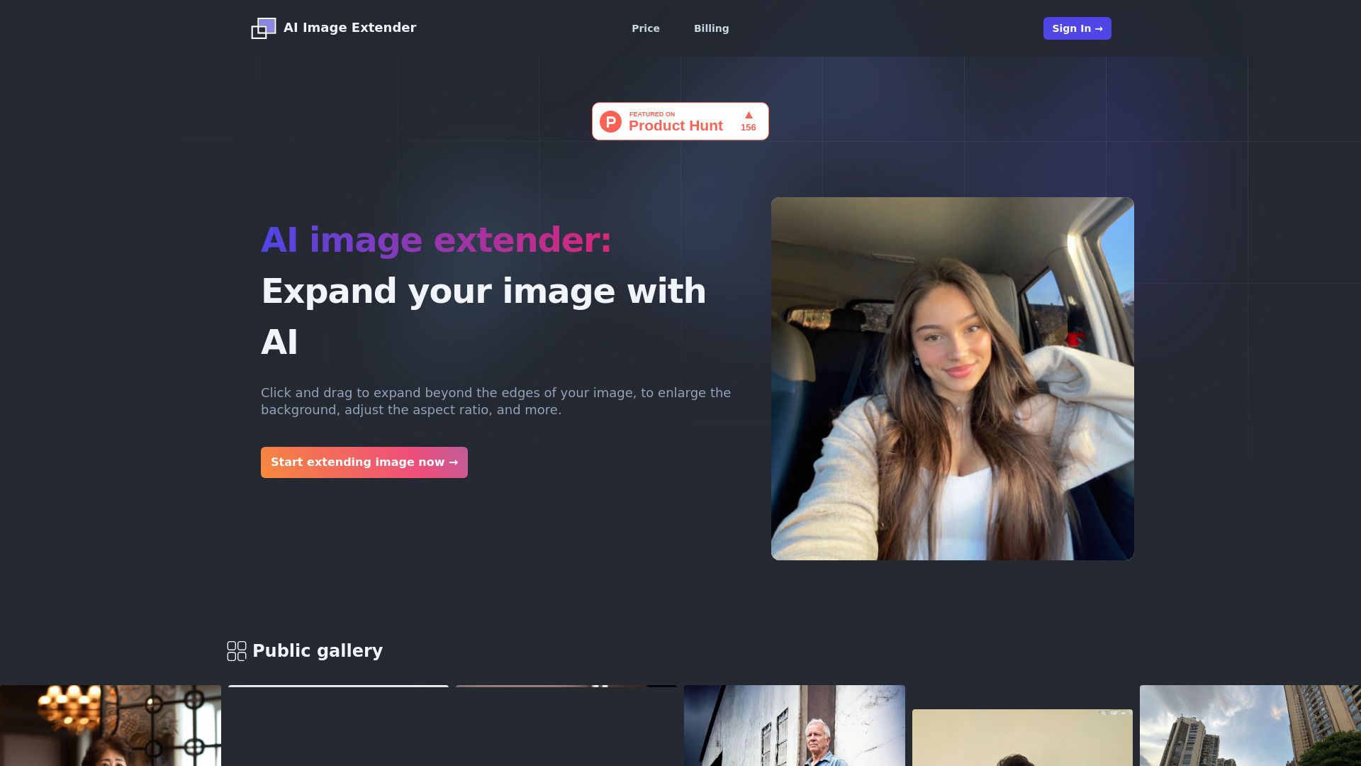 AI Image Extender image