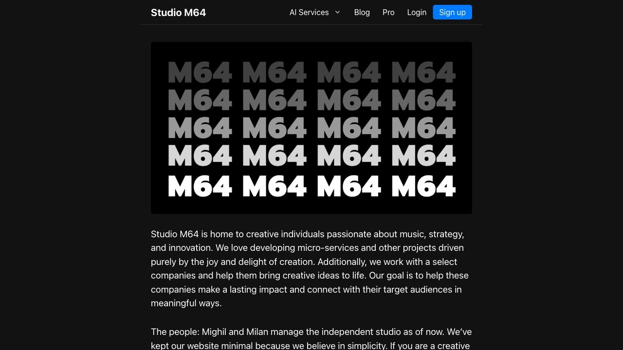 Studio M64 image