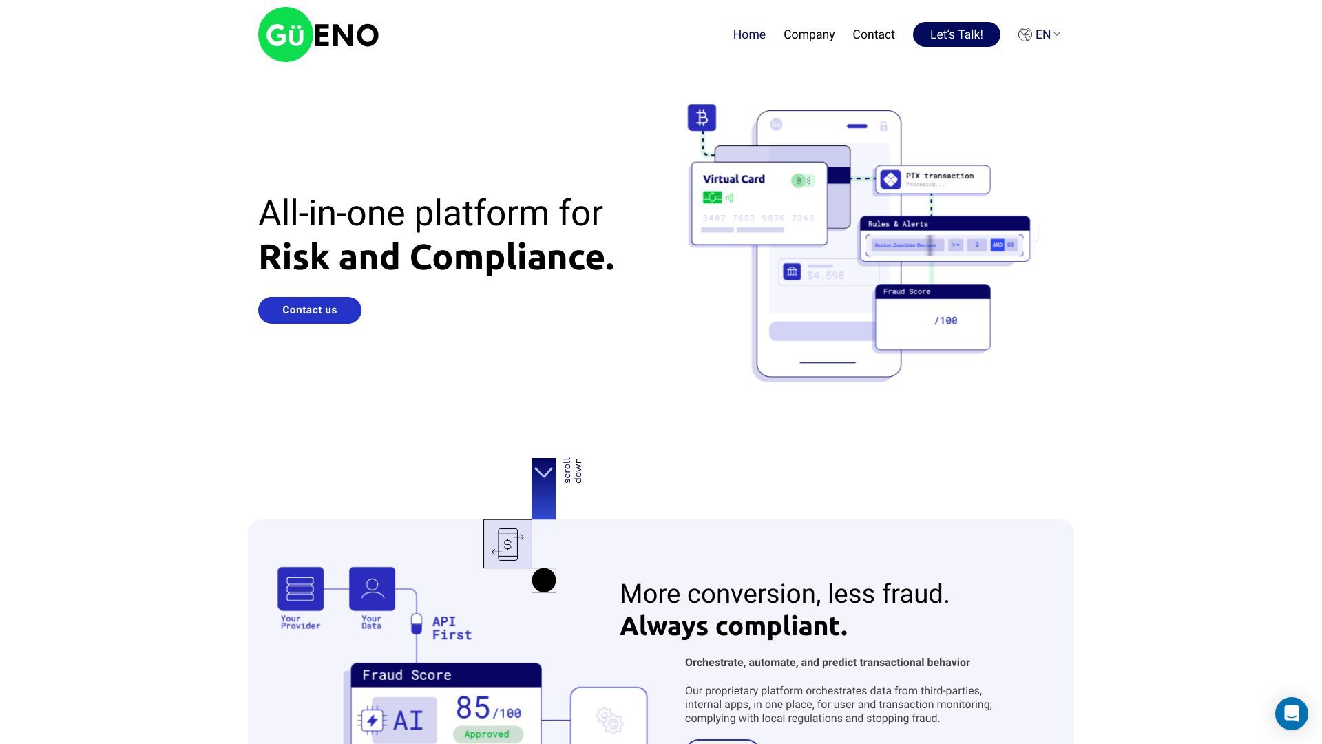 Güeno | Plataforma para Prevención de Fraude y Compliance image