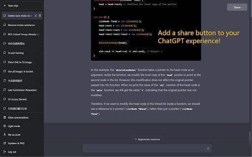 ChatGPT Share Button image