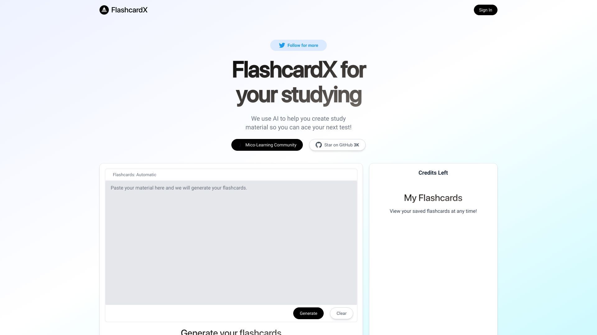 FlashcardX image