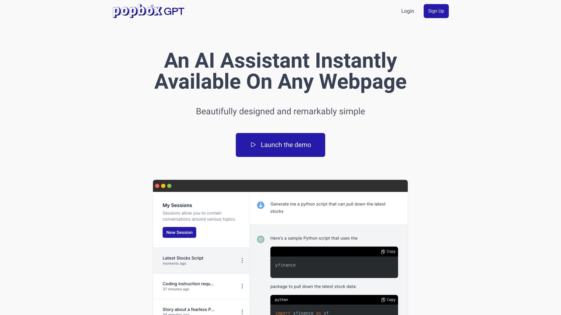 PopboxGPT image