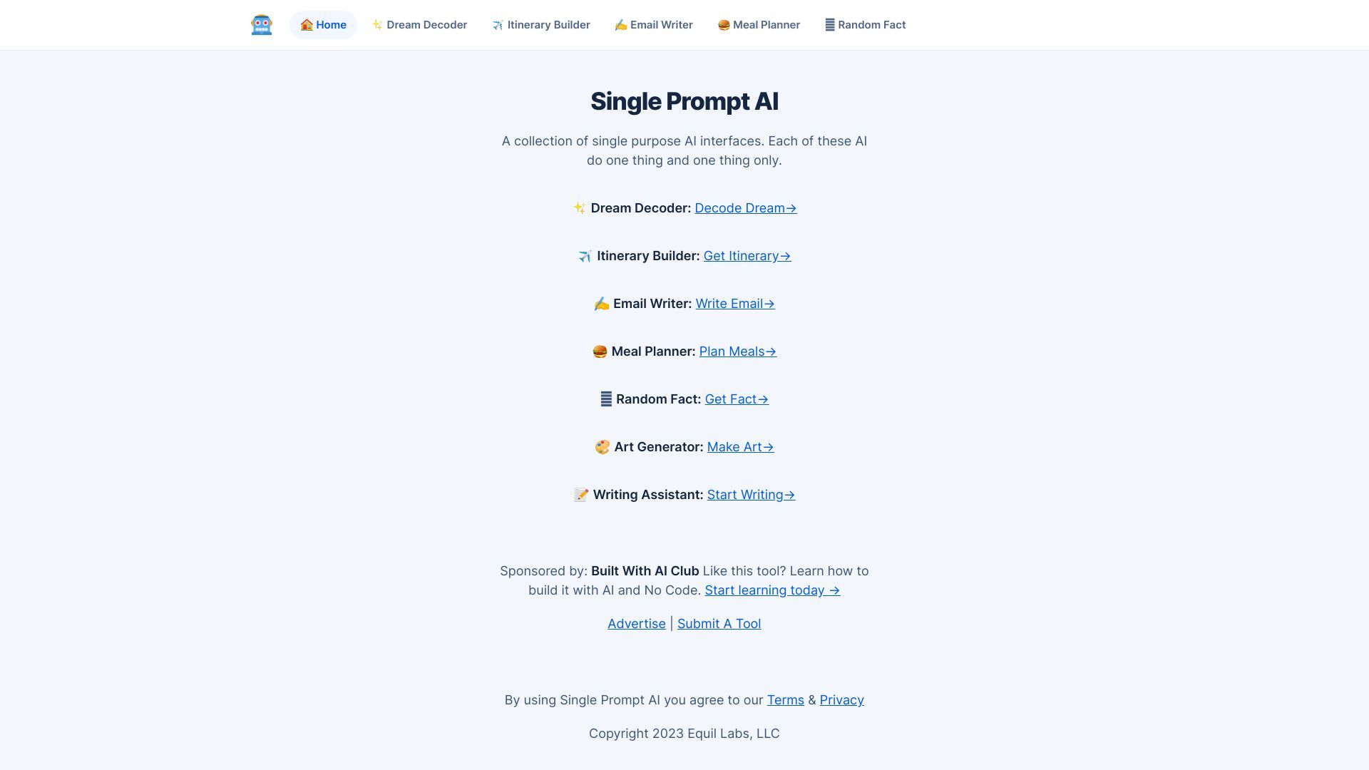 Single Prompt AI image