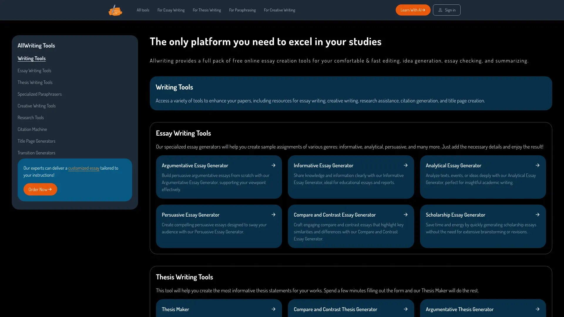 AllWriting image