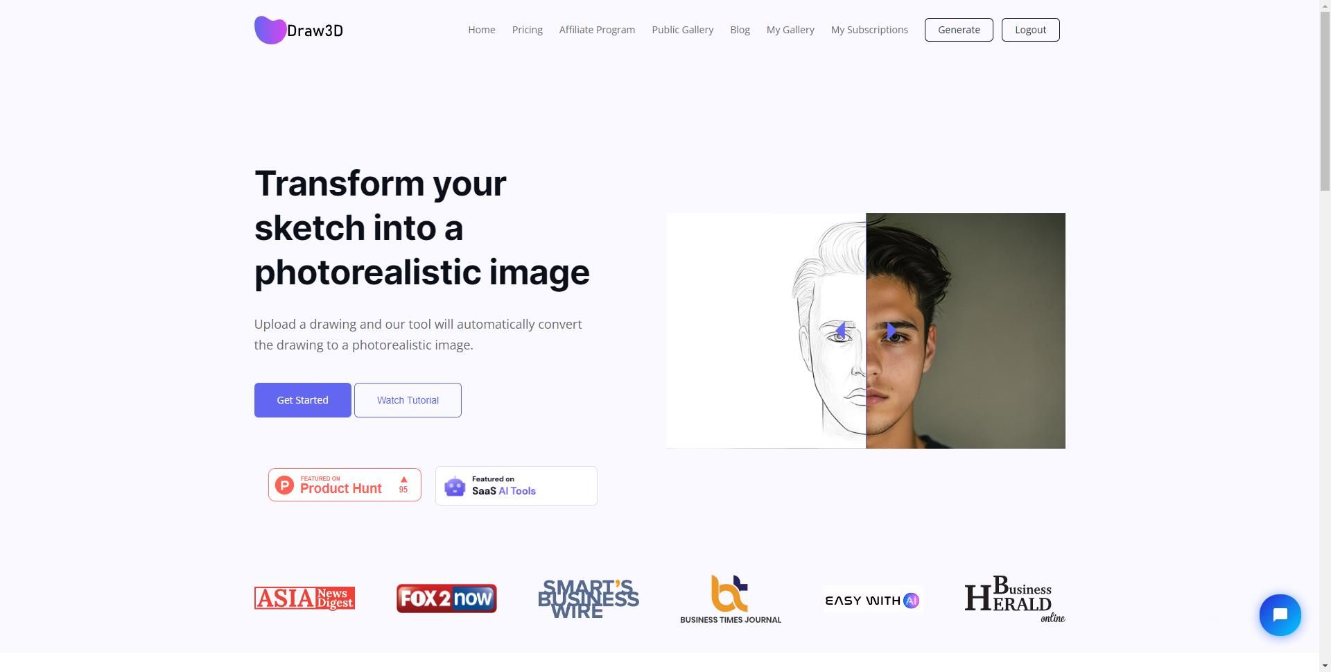 Draw3D image