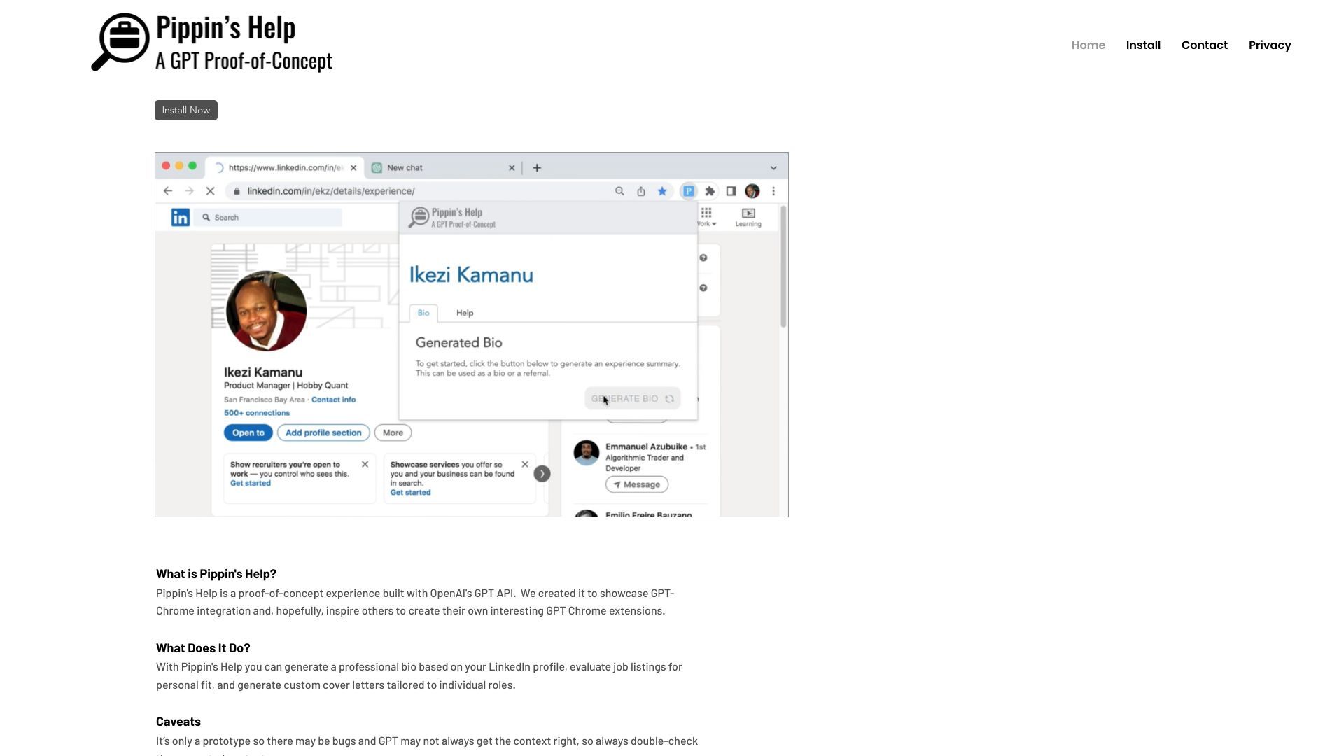 The Pippin Chrome Extension image