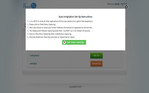 Auto Invigilation Extension image