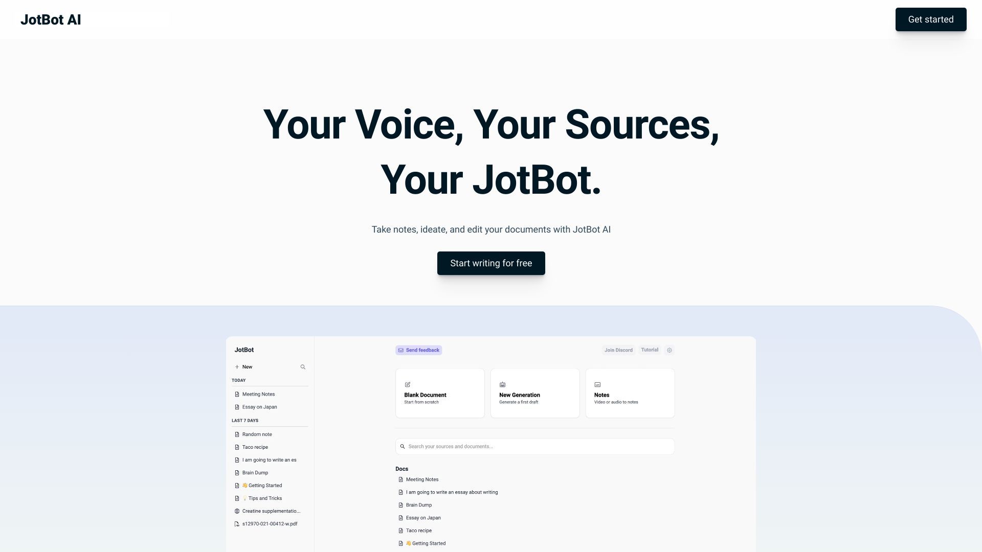 JotBot AI image