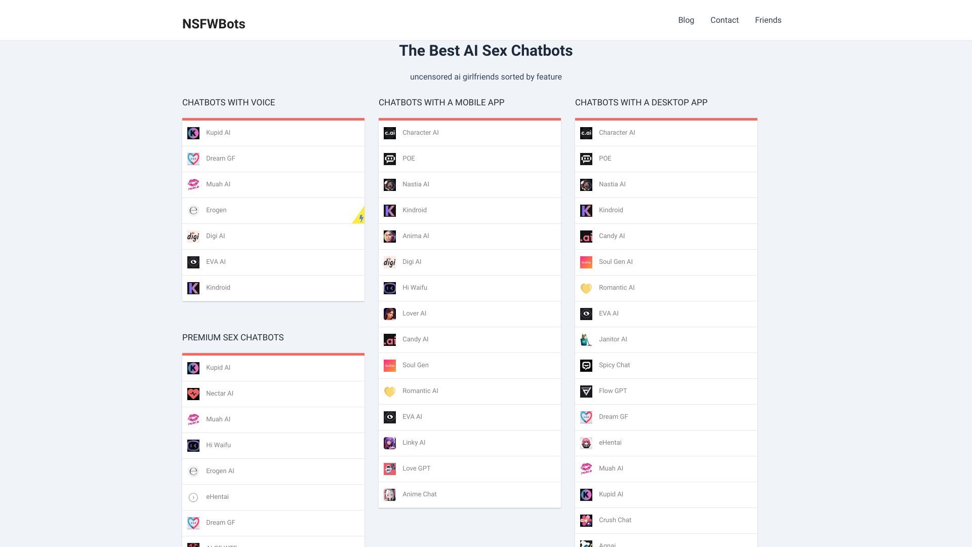 NSFWBots - AI Sex Chatbot List image