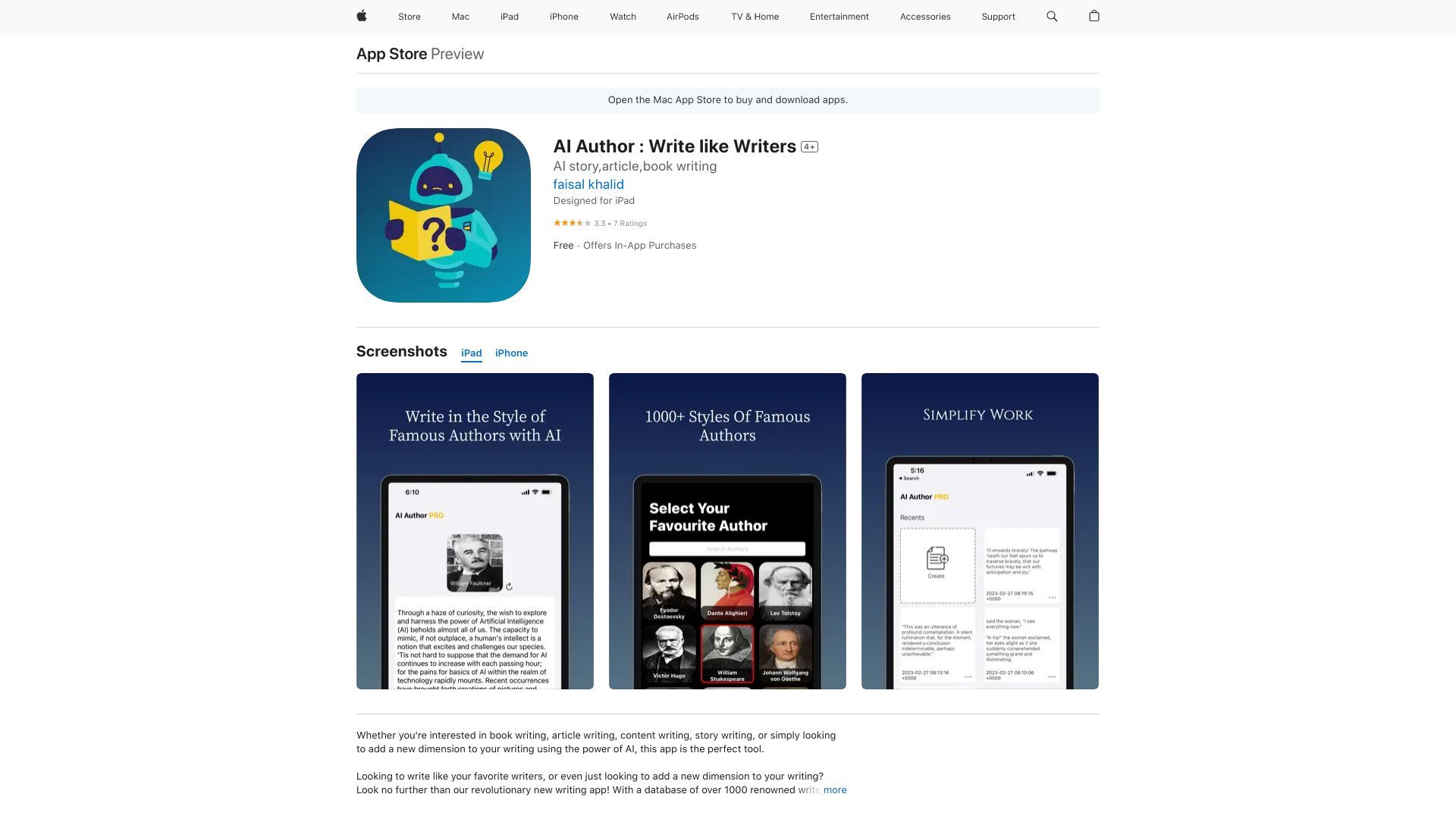Author Style image