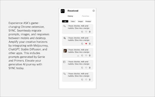 SYNC Chrome Extension image