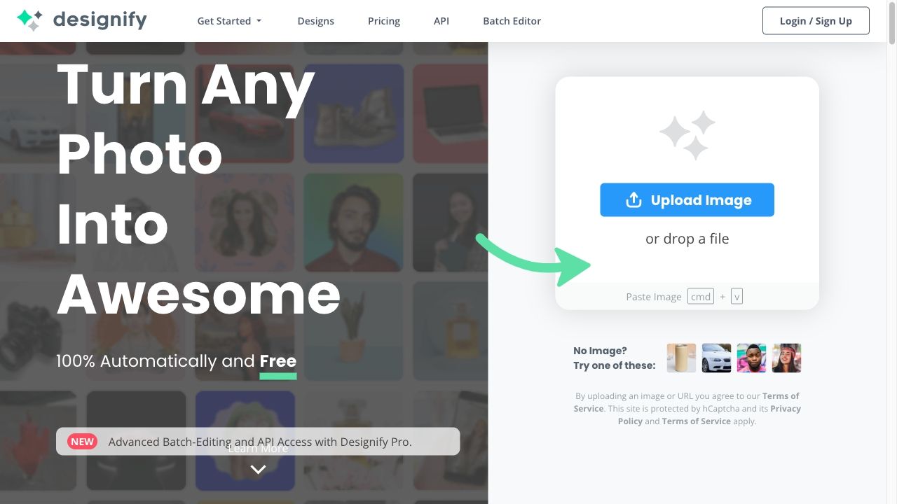 Designify image
