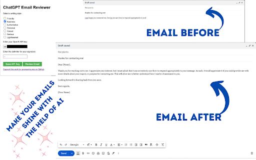 ChatGPT Email Reviewer image