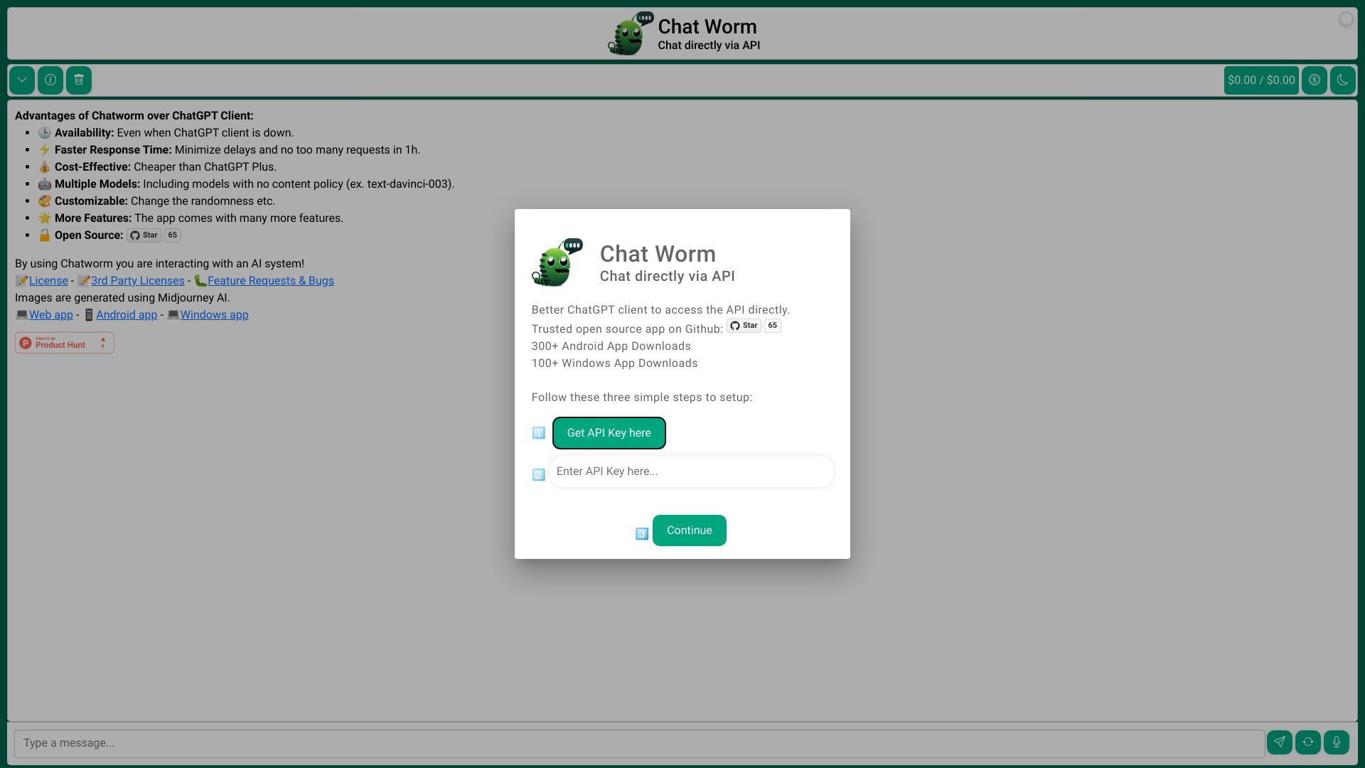 Chatworm image