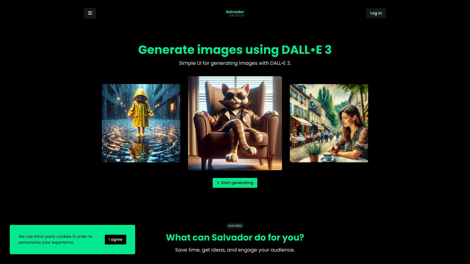 Salvador - DALL•E 3 UI image