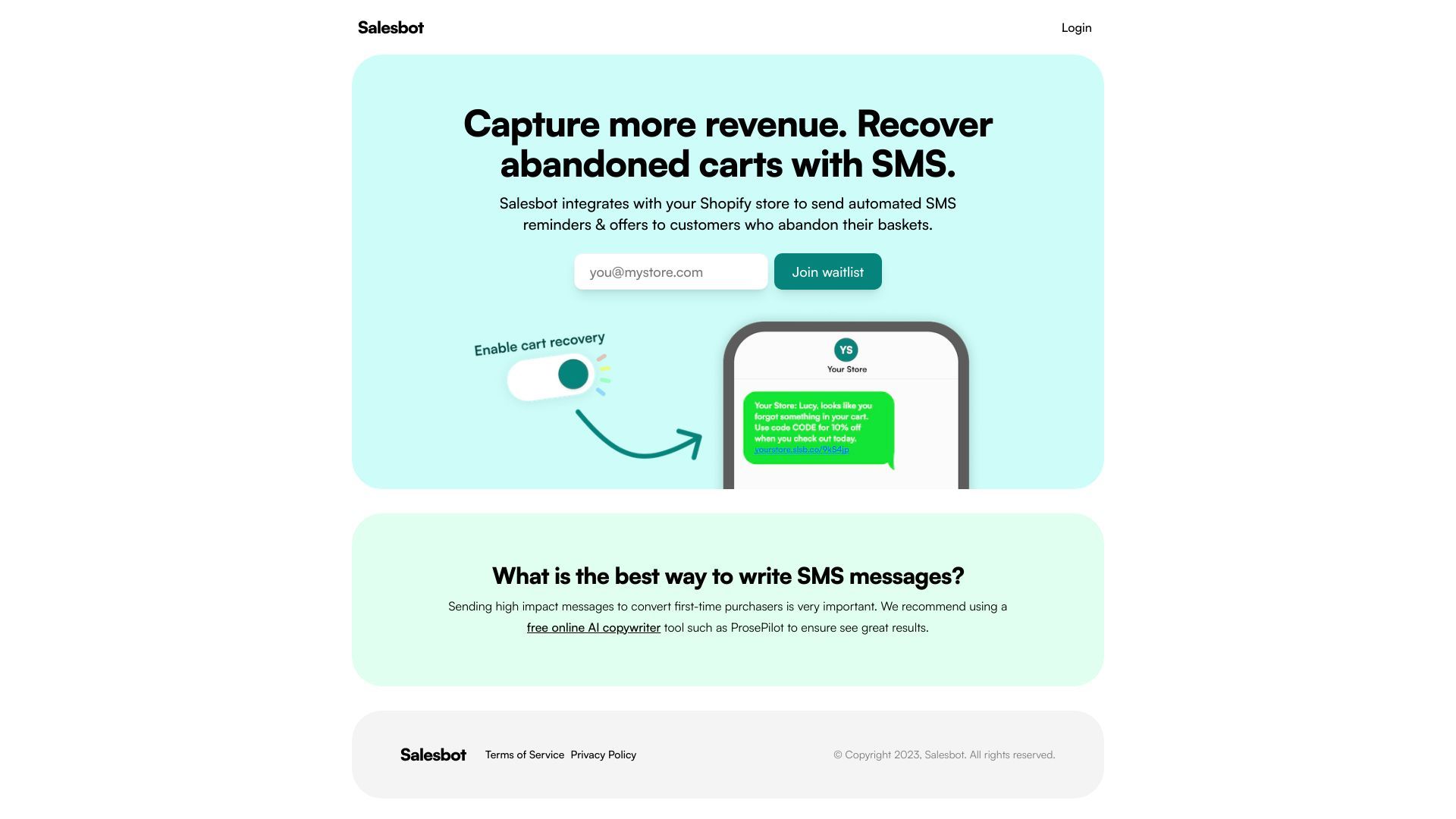 Salesbot image